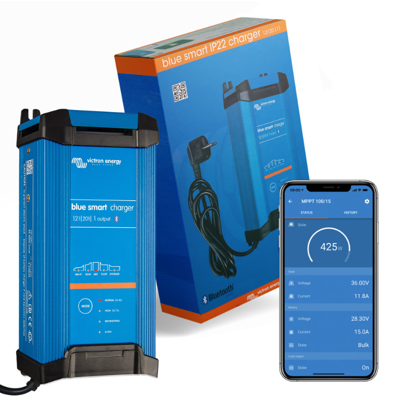 Obrazek produktu Blue Smart IP22 Charger 12/20 (1) (SKU: 2590) - importowany z CSV (SunTrack)