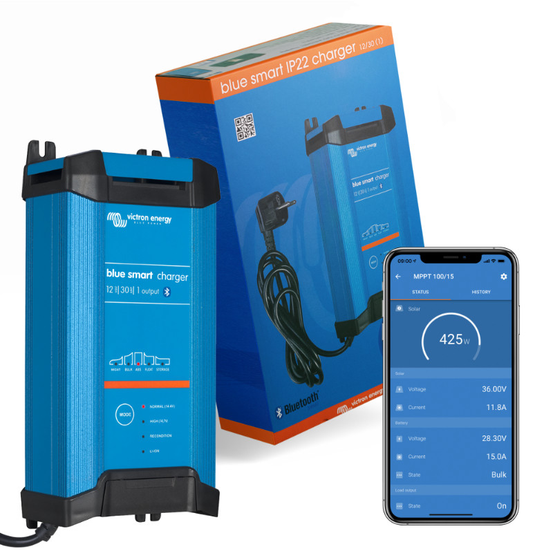 Obrazek produktu Blue Smart IP22 Charger 12/30 (1) (SKU: 2523) - importowany z CSV (SunTrack)