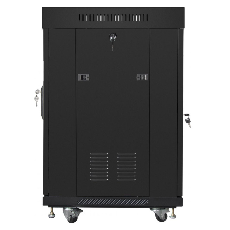 Obrazek produktu Szafa Rack Lanberg 19” 15U FF01-6615-12BL V2 z termostatem (SKU: 3980) - importowany z CSV (SunTrack)
