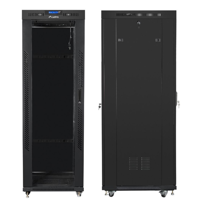 Obrazek produktu Szafa Rack Lanberg 19” 37U FF01-6837-12BL V2 z termostatem (SKU: 3982) - importowany z CSV (SunTrack)