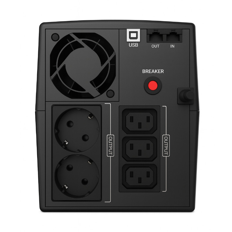 Obrazek produktu UPS Blacktec Office 2200VA / 1320W Line Interactive (SKU: 4107) - importowany z CSV (SunTrack)