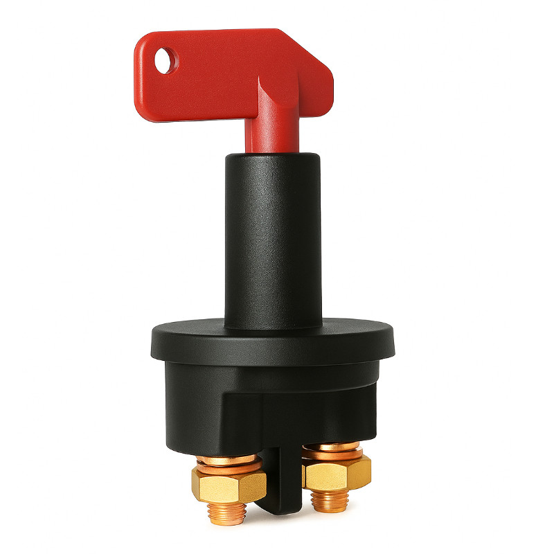 Obrazek produktu Rozłącznik akumulatora Solvian 12/24V 200A ON-OFF (SKU: 4084) - importowany z CSV (SunTrack)