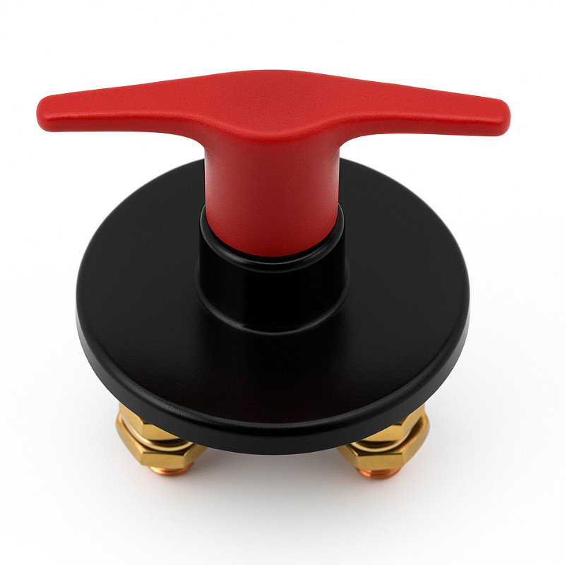 Obrazek produktu Rozłącznik akumulatora Solvian 12/24V 300A ON-OFF (SKU: 4081) - importowany z CSV (SunTrack)