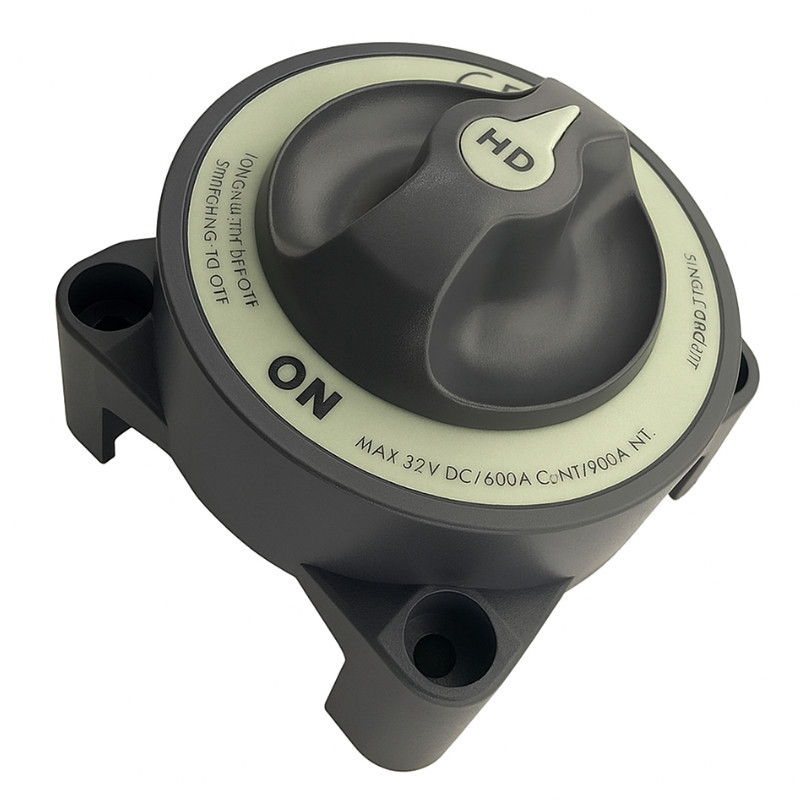 Obrazek produktu Rozłącznik akumulatora Solvian 12-32V 500A IP66 (SKU: 4091) - importowany z CSV (SunTrack)